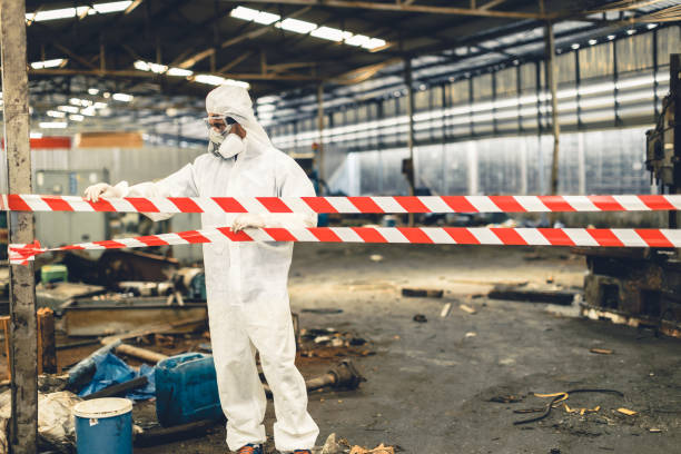 Professional Drug Lab Cleanup technician working in San Carlos, CA